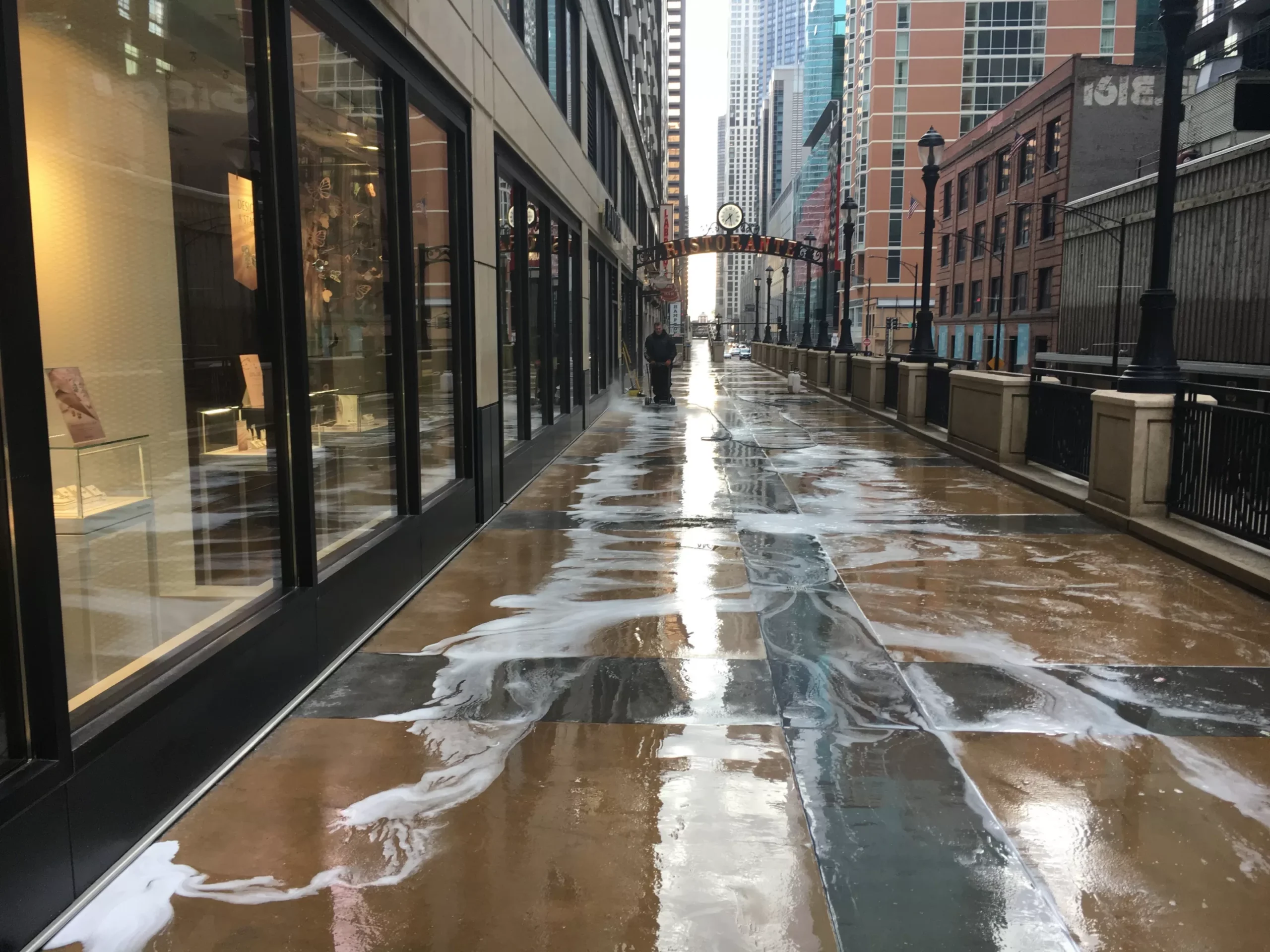 Chicago Sidewalk cleaning